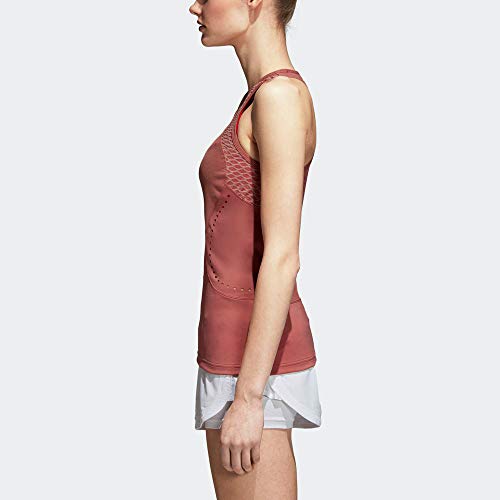 adidas Stella Mccartney Barricade - Camiseta de Tirantes para Mujer, Color Nude, Plata, S