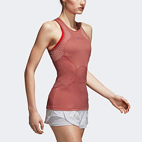 adidas Stella Mccartney Barricade - Camiseta de Tirantes para Mujer, Color Nude, Plata, S