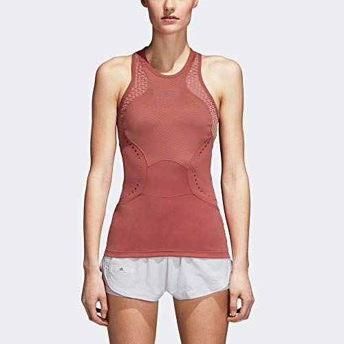 adidas Stella Mccartney Barricade - Camiseta de Tirantes para Mujer, Color Nude, Plata, S
