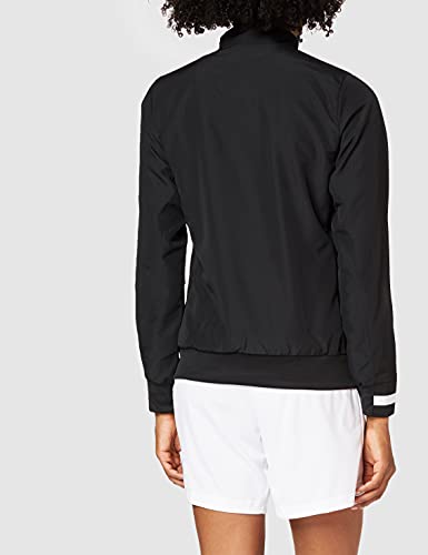 adidas T19 WOV JKT W Chaqueta de Deporte, Mujer, Black/White, XS