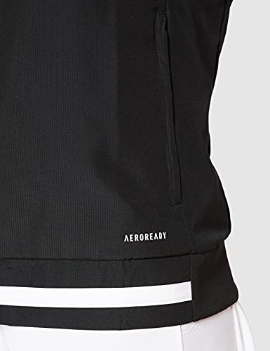 adidas T19 WOV JKT W Chaqueta de Deporte, Mujer, Black/White, XS