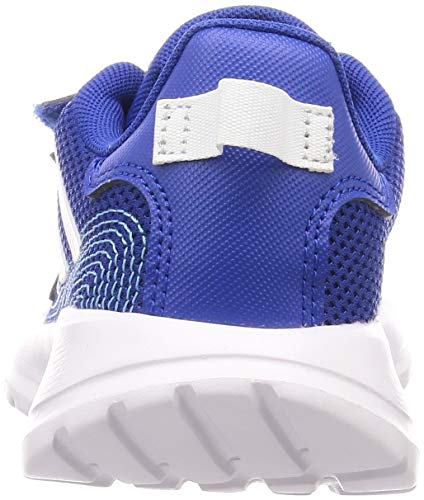 adidas Tensaur Run, Road Running Shoe, Team Royal Blue/Cloud White/Bright Cyan, 35 EU