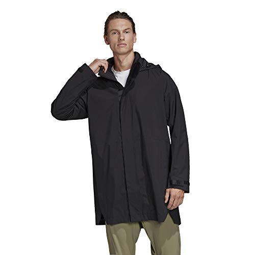 adidas Urban Parka R.R Jacket, Mens, Black, L
