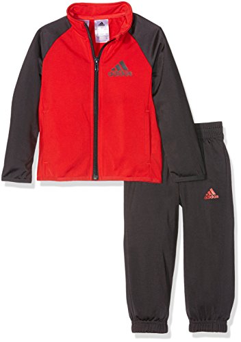 adidas Yb TS Entry Ch Chándal, Niños, Rojo/Negro, 13-14 años