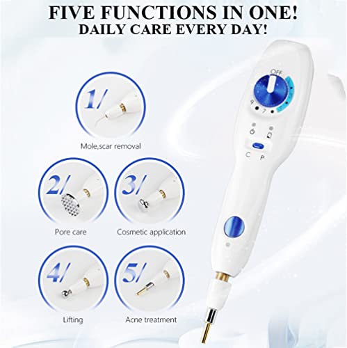 ADMLZQQ 5 en 1 Plasma pen profesional para tratamiento de acné, lifting de párpados, Fibroblast, removedor de lunares de la piel
