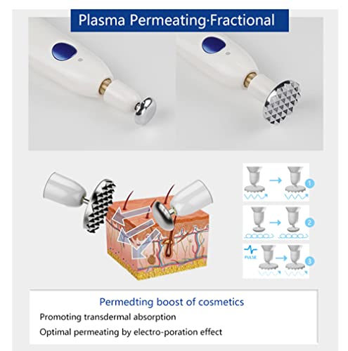 ADMLZQQ 5 en 1 Plasma pen profesional para tratamiento de acné, lifting de párpados, Fibroblast, removedor de lunares de la piel