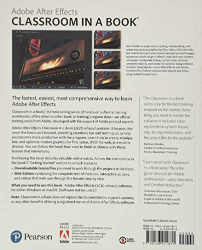 Adobe After Effects Classroom in a Book (2020 Release)