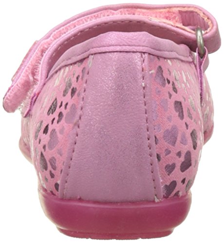 Agatha Ruiz De La Prada 172971, Merceditas Niñas, Pink (Rosa Y Estampado Corazones), 24 EU