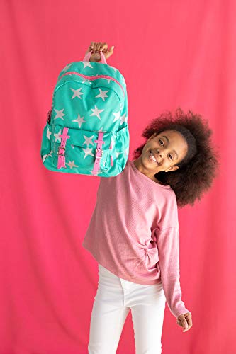 Agatha Ruiz de la Prada 18871 - Mochila Grande Poliéster, Tiras Silicona, Cierres Cremallera, Estrellas