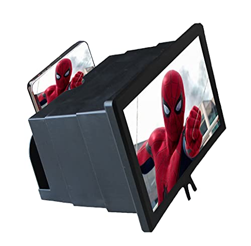 AGE Stars | Lupa para smartphone | aumento de pantalla de 12" móvil | plegable | ampliación | alivio para los ojos | convierte el teléfono en TV 2021