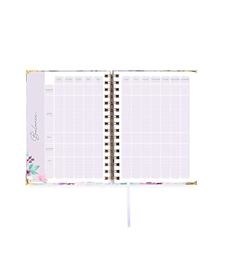 Agenda Anual 2022 - Sofía - Semana Vista - 224 páginas - Tamaño A5 - 16 x 21 cm - Idioma: Español-Inglés - Incluye Bolígrafo, pegatinas y bolsillo portadocumentos - Takenote Agendas