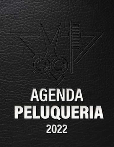 agenda peluqueria 2022: libro de citas planificador horario | 12 meses - dia por pagina con hora - 07:00 - 22:30 (intervalo de 30 minutos )