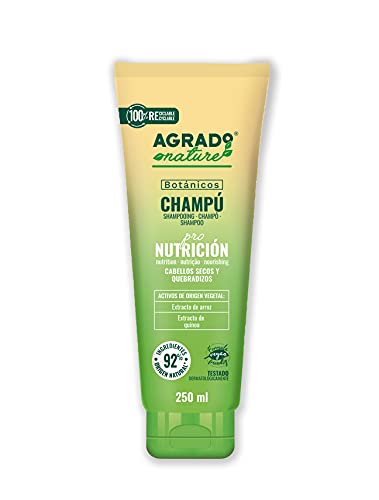 Agrado Cosmética Natural Ingredientes Naturales Vegano Botánicos (Champú)
