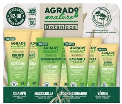 Agrado Cosmética Natural Ingredientes Naturales Vegano Botánicos (Champú)