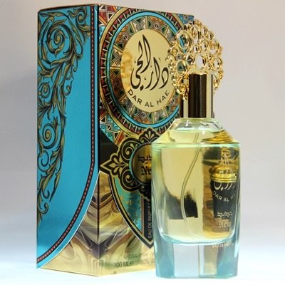 Agua de perfume Dar Al Hae New, de Ard Al Zaafaran. Spray de 100 ml.