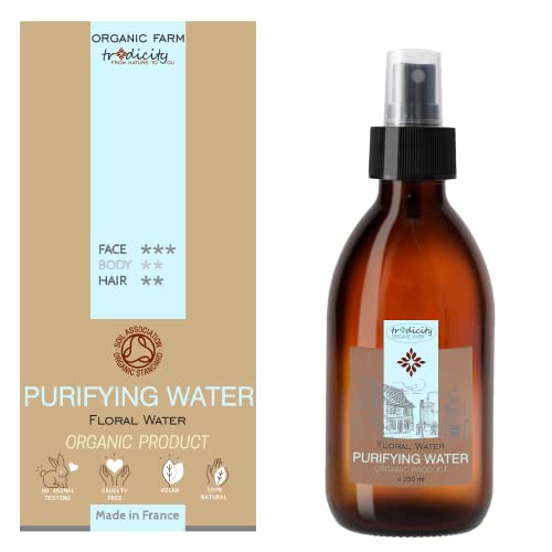 Agua Floral Purificante & Secante · Tonico Facial Limpiador Astringente · Pieles con Acne & Puntos Negros · Anti Imperfecciones · Spray Facial Secante · Seca los Poros & la Grasa - 250 ml