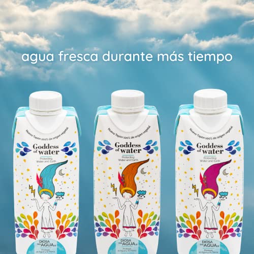 Agua mineral ligera de calidad prémium, en atractivo envase de cartón 33 cl (Pack 24 Unidades x 330ml)