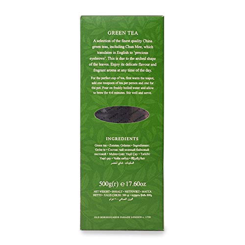 Ahmad Tea Green Té verde, hojas Sueltas, 500 Gramos