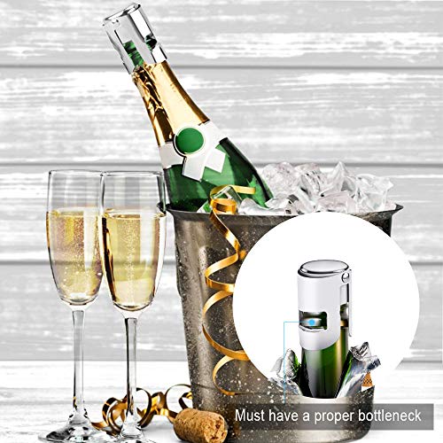 Aipaide 6 Piezas Tapón de Vino 3pcs Tapón de Champán de Acero Inoxidable y 3pcs Tapón de Vino de Bola para Vino Tinto, Espumoso, Cava