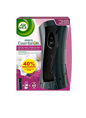 Air Wick Ambientador Freshmatic Completo Lirio De Luna Y Satén De Seda, Aparato, 1 Unidad (Paquete de 1)
