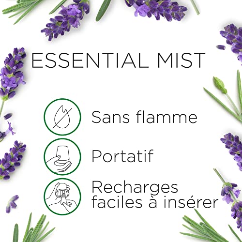 Air Wick Essential Mist Aparato Difusor De Aceites Esenciales Y 2 Recambios Con Lavanda
