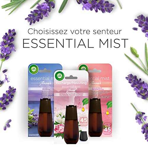 Air Wick Essential Mist Aparato Difusor De Aceites Esenciales Y 2 Recambios Con Lavanda
