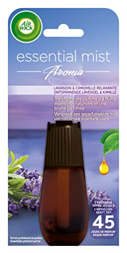 Air Wick Essential Mist Recarga para Ambientador, Fragancia Lavanda - 250 ml