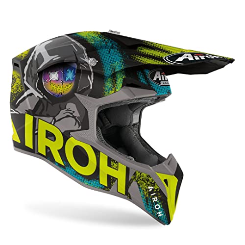 Airoh Casco WRAAP ALIEN YELLOW MATT M