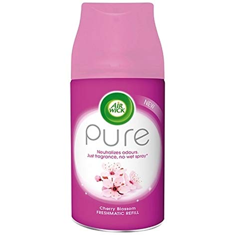 AIRWICK Pure Cherry Blossom - Recambio para ambientador Freshmatic Max (6 unidades, 250 ml)