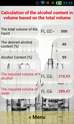 Alcohol Calculator