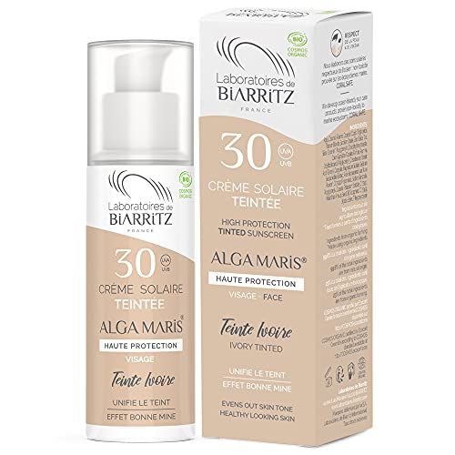 Alga Maris - Lab. Biarritz Crema Facial Color Marfil Spf30 50Ml. 50 ml
