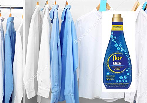 Alkimist Home Flor Elixir Azul Suavizante Concentrado - 4 Paquetes de 50 Dosis - Total: 200 Dosis