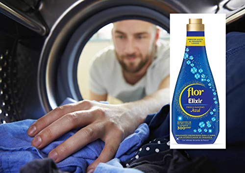 Alkimist Home Flor Elixir Azul Suavizante Concentrado - 4 Paquetes de 50 Dosis - Total: 200 Dosis
