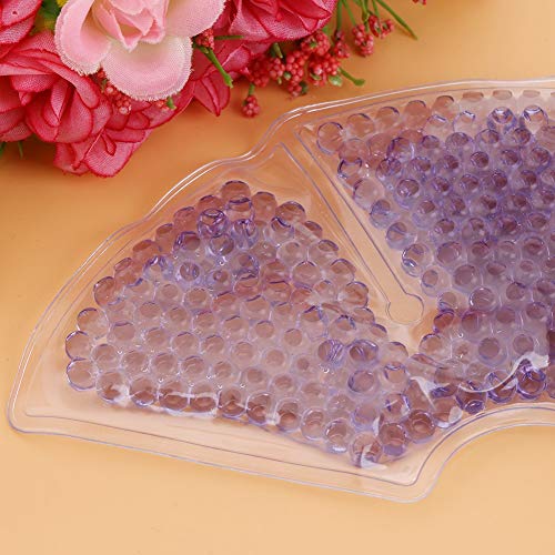 Almohadilla de Lactancia, 2 Piezas Almohadillas de Gel térmicas mamarias Reutilizables 3 en 1 Kit de Almohadillas de Gel para Terapia mamaria Uso en frío y Caliente para Madres Lactantes