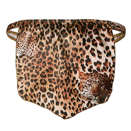 Alvivi Tanga Sexy para Hombre Ropa Interior Slips Divertidos con Cintura Elástica Calzoncillos Leopardo Lencería Erótica de Club Jockstrap Maculino de Noche Marrón Medium