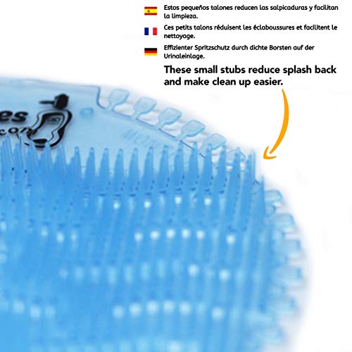 Alwees Fresh - Protector para orinal & desodorizador - Fragancia Verano Azul (10 unidades) - Neutralizador de olores y salpicaduras - Se adapta a todo tipo de Urinales