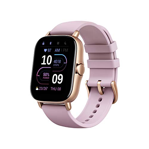 Amazfit Stainless Watch, Unisex-Adult, púrpura, Normal