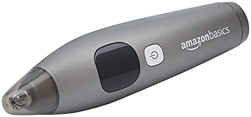 Amazon Basics - Cortapelos eléctrico para nariz con sistema de bloqueo