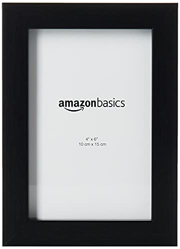 Amazon Basics – Marco para fotos, 10 x 15 cm, Negro, Pack de 2 uds