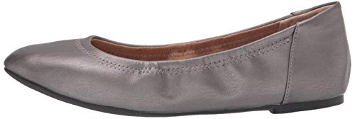 Amazon Essentials Belice Ballet Flat Zapatos Bailarinas,Metálico, 40 EU