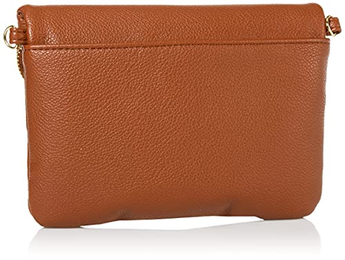 Amazon Essentials Bolsa Cruzada con Cierre de Solapa Cepillo para Zapatos, Coñac, One Size A US