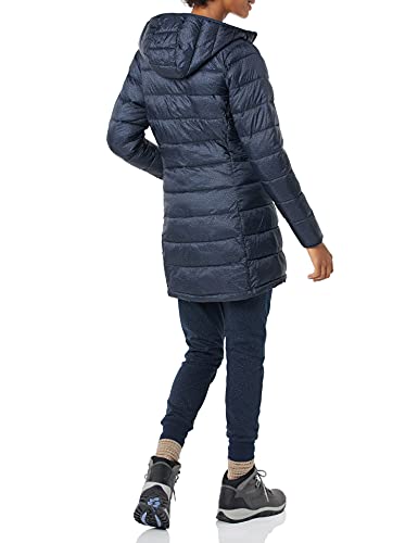Amazon Essentials Lightweight Water-Resistant Packable Puffer Coat Abrigo de Piel, Azul Marino/Negro, Guepardo, M