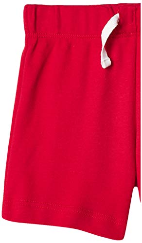 Amazon Essentials - Pack de 3 pantalones cortos con cintura elástica para niño, Uni Americana, Bebé prematuro, 40 cm