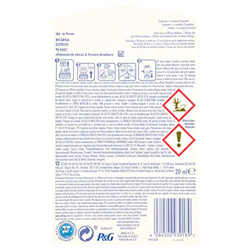 Ambi Pur 3Volution Aire Fresco Recambio Para Ambientador Eléctrico - 21 ml