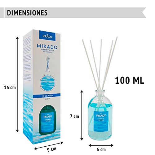 Ambientador casa varillas mikado 100ml, ambientador de hogar recibidor y cocina mikado, ambientador palillos air freshener mikado fruits, ambientador casa mikado 4 semanas buen olor