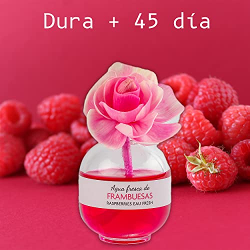 Ambientador Flor Perfumada Agua Fresca Frambuesas - 60ml