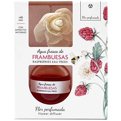 Ambientador Flor Perfumada Agua Fresca Frambuesas - 60ml