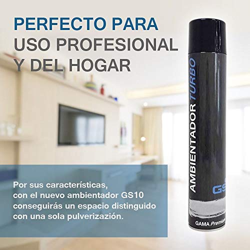 Ambientador potente TURBO en Spray, 750ml, ideal para comercios, hosteleria, restauración, hogar. Diferentes fragancias. (MANGO)