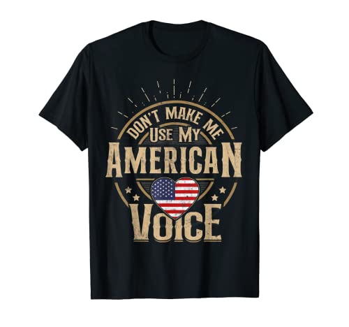 América Diseño Americano Hombres y Mujeres Camiseta