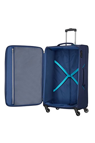 American Tourister Holiday Heat - Spinner Maleta, 79.5 cm, 108 l, Azul (Navy)